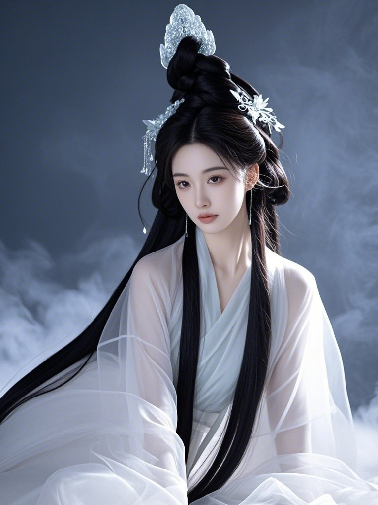 纱衣古装仙女,超凡风姿