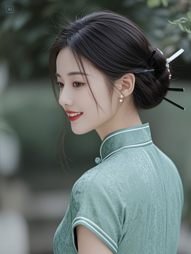 宝子们,今天带你们领略一场极致的东方韵味之美,一位身着旗袍的