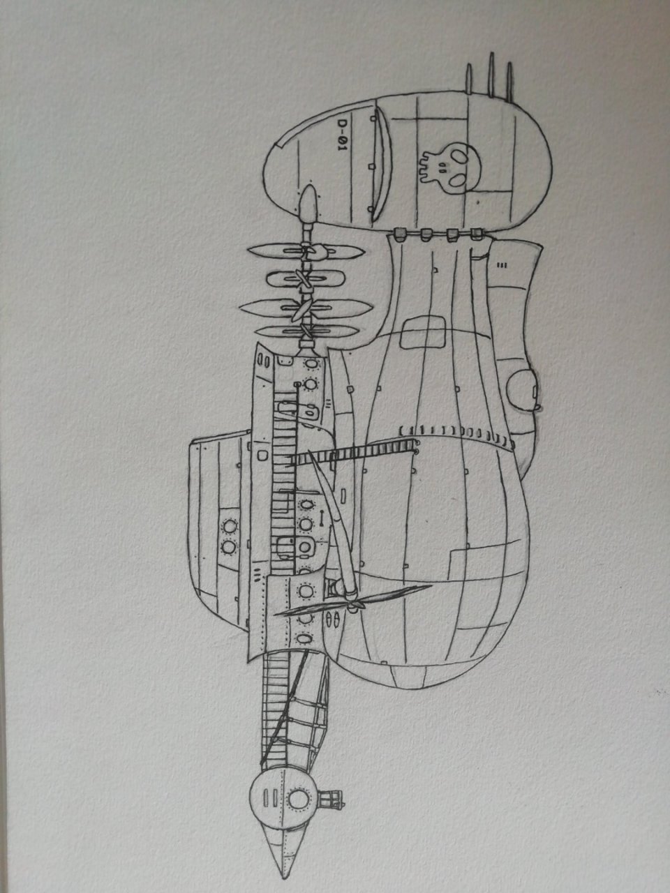 更新!宫崎骏 《天空之城》虎蛾号海盗飞行船