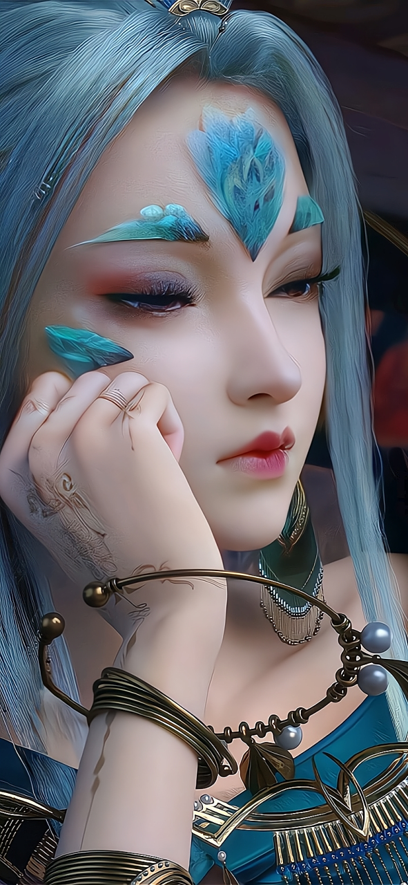 动漫壁纸#国产动漫眷思量建模天花板,奉眠,屠丽,须灵犀高清壁纸分 ..