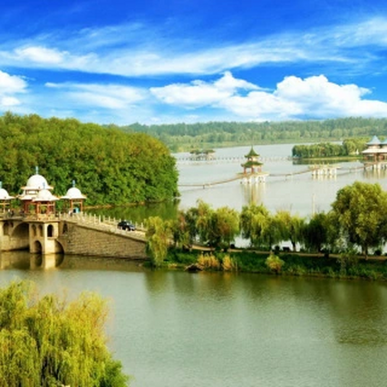 人生旅行清单# 185 八里河风景区:位于安徽省阜阳市东南的颍上县,南