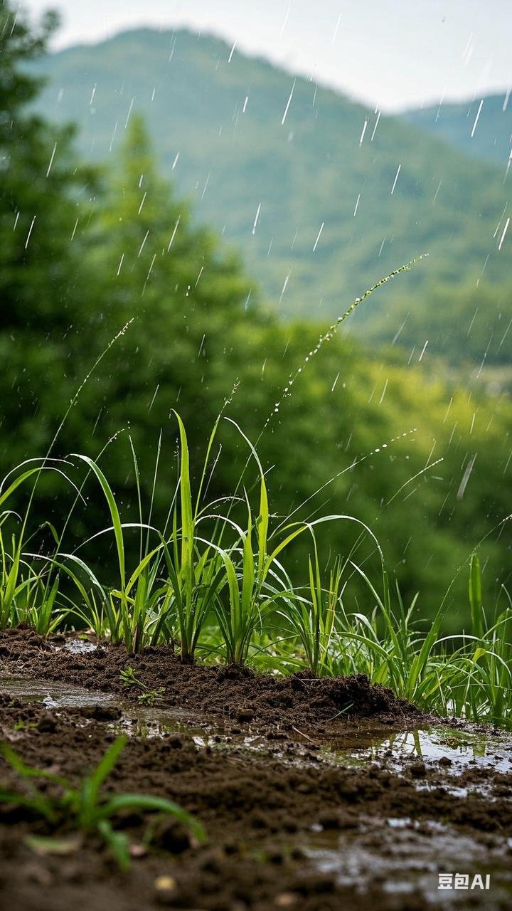 东风解冻,散而为雨,大地开始褪去冬日的萧瑟,草木萌发,鸿