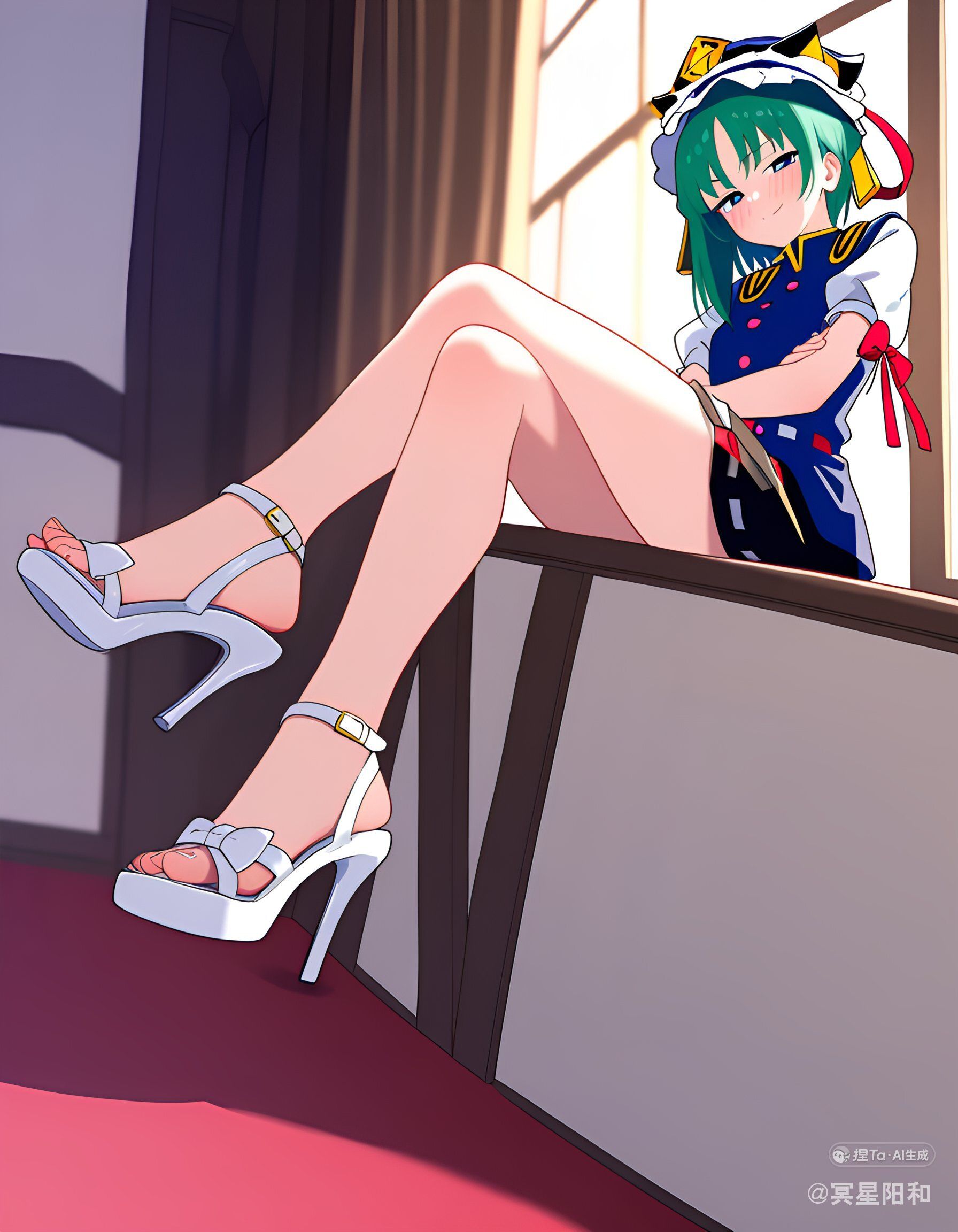 東方project 四季映姬·亚玛萨那度美图,第一批#東方project# #ai绘画