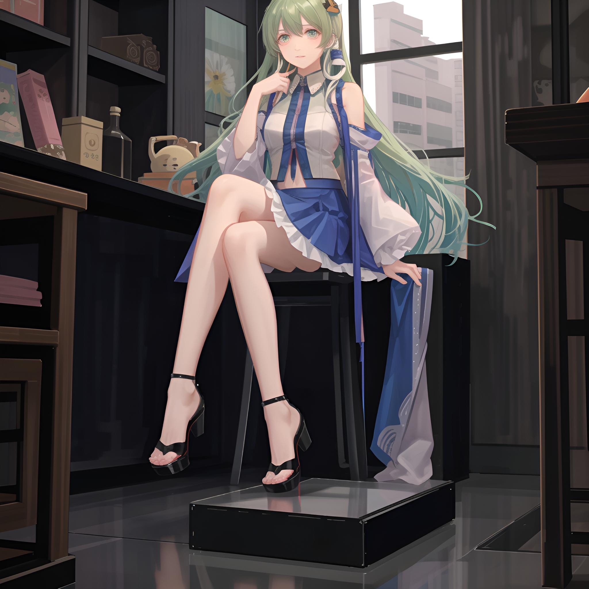 東方project,东风谷早苗,美图#東方project# #ai绘画# #东方