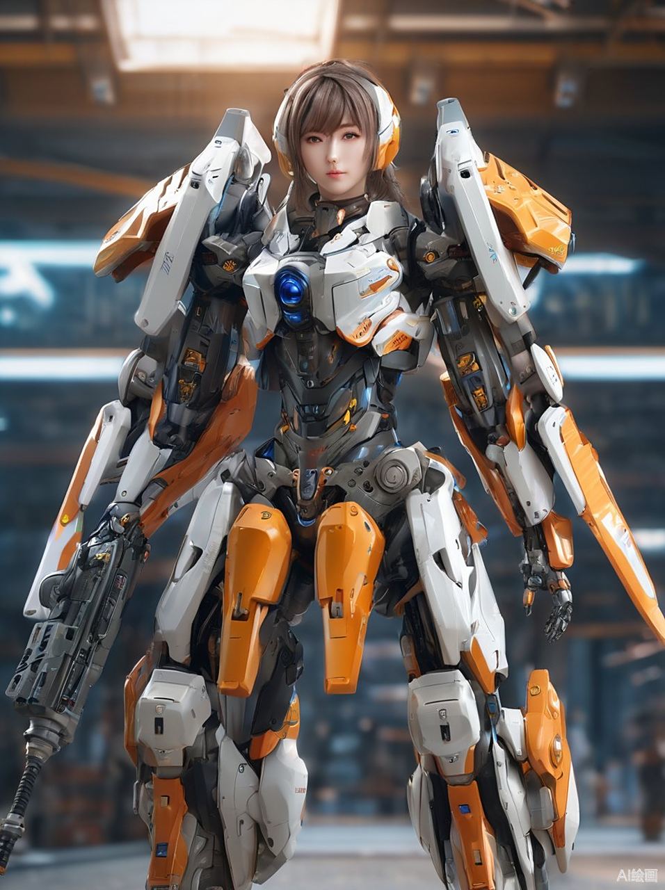 🔥🔥机甲酷炫女孩,炸裂街头!