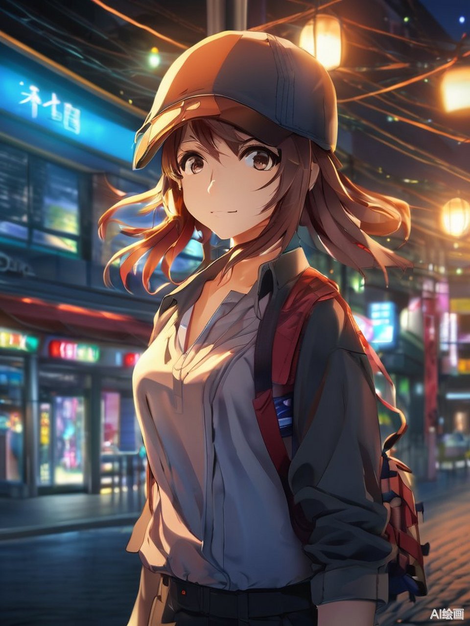 棕发女孩的都市秘境✨