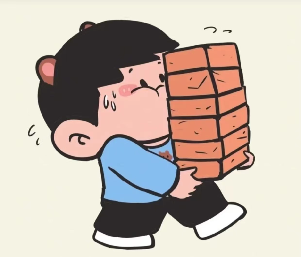 吃不完的猪脚饭, 奔波无尽的火车 打工人,搬砖魂 生存赶路向北行!