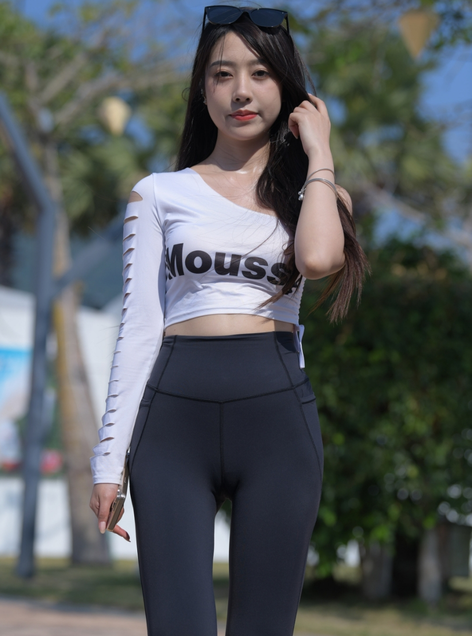 阳光正好,运动女孩的日常#性感好身材