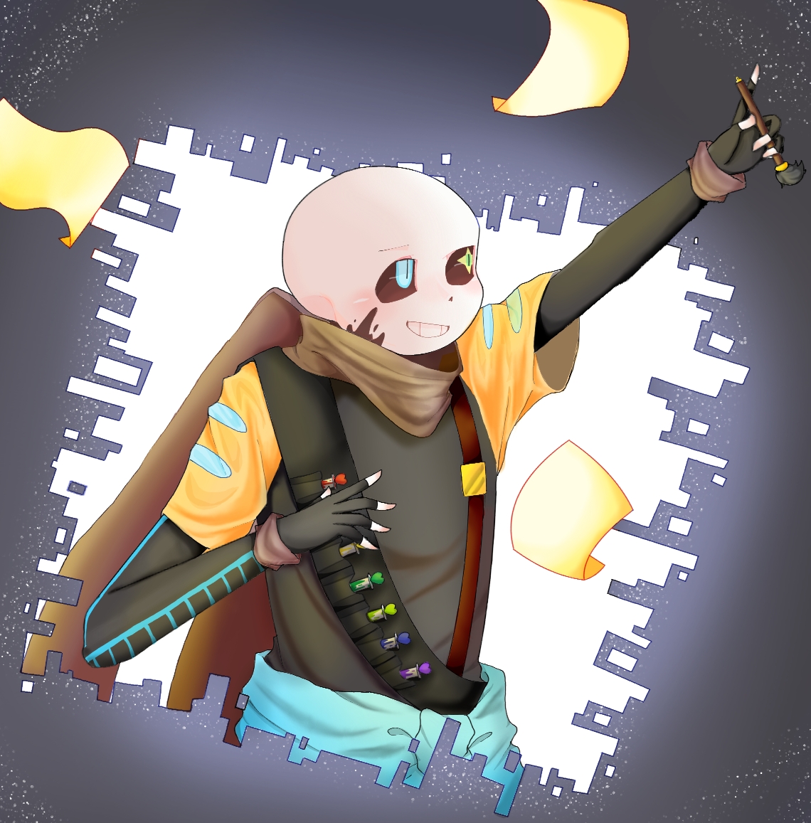 自画的ink sans 传说之下   inksans