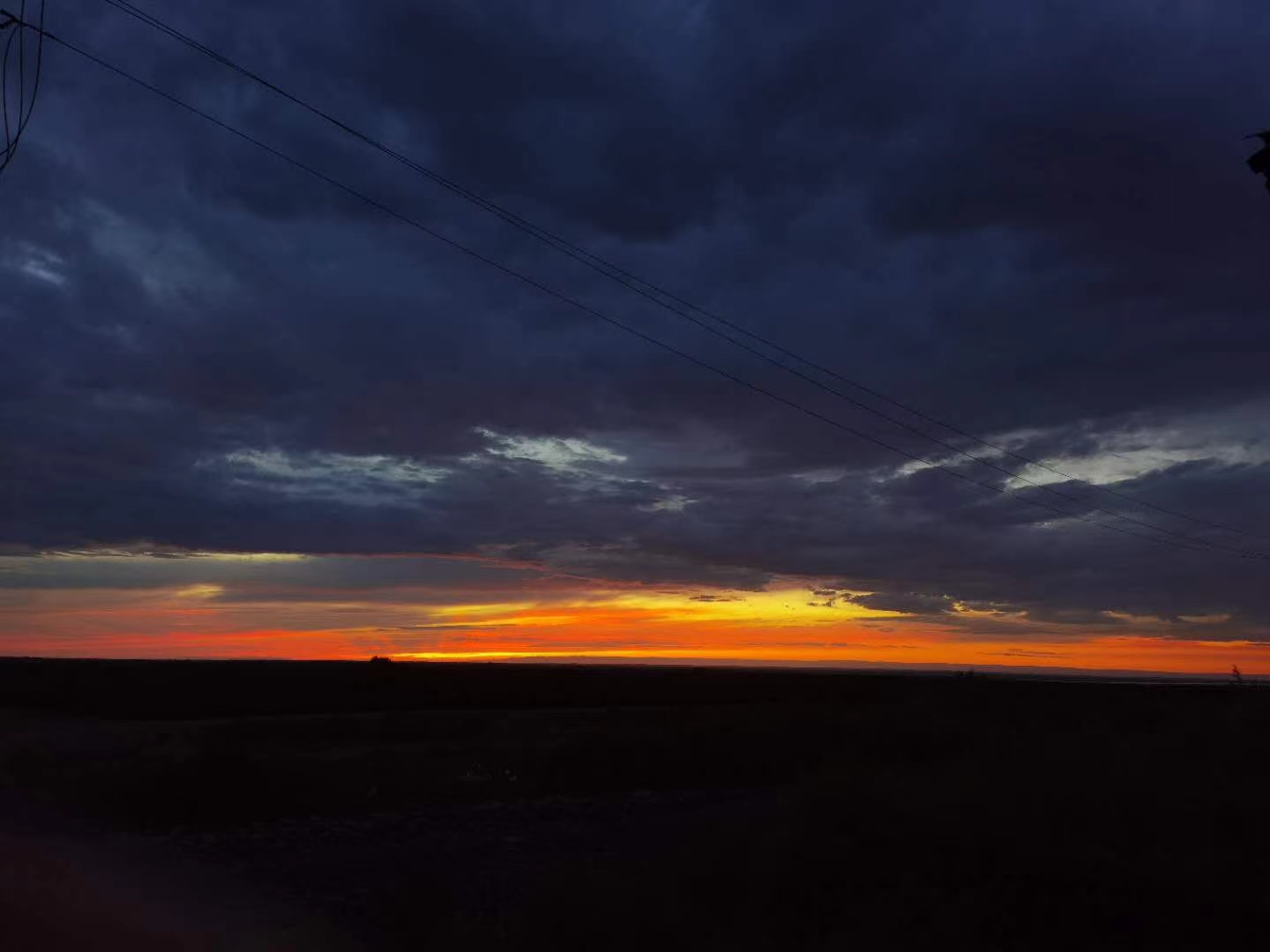 新疆天山天池夜晚