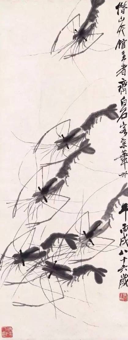 齐白石与张大千:画坛的碰撞与敬意  在画坛的璀璨星河中,齐白石与