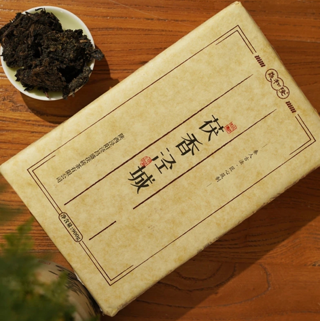 泾昌盛茯茶# 品味岁月留下的韵味,一方茶砖,诠释时间的秘密.