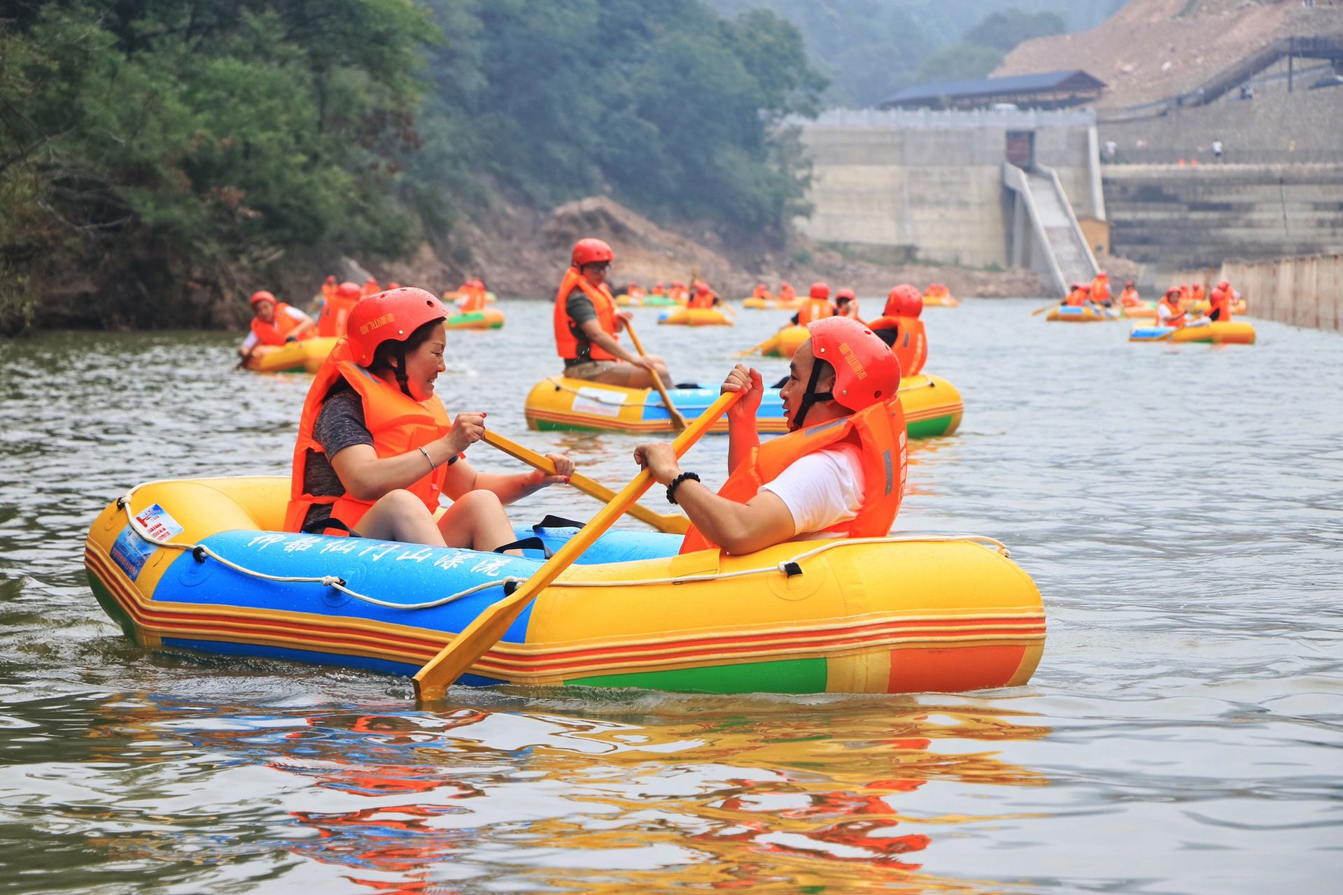 位于三门峡市渑池县仰韶仙门山夏日激情漂流,8月2日正式开漂!