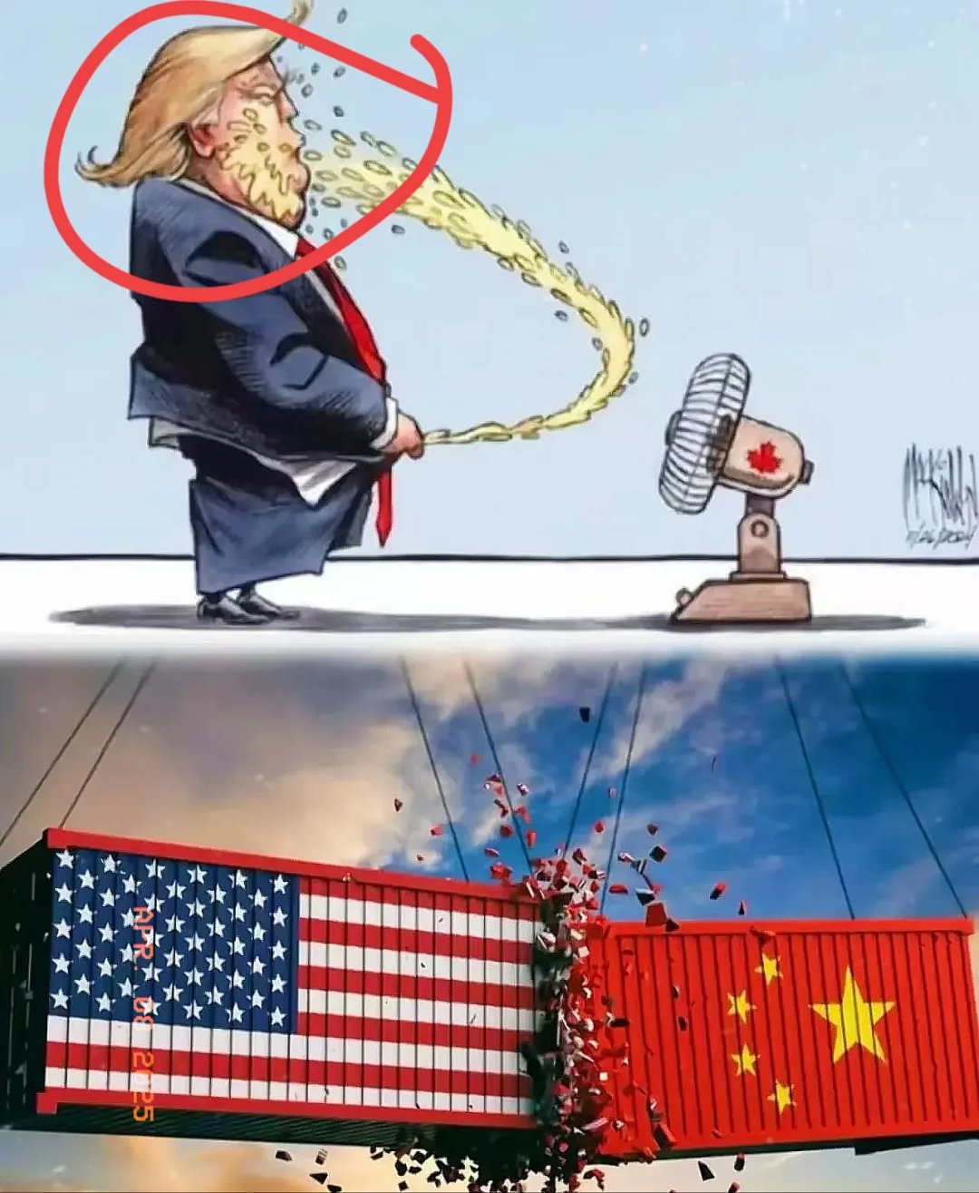 打倒日本帝国主义搞笑表情图片中美文明冲突中美育论战打啦讽刺贸易战
