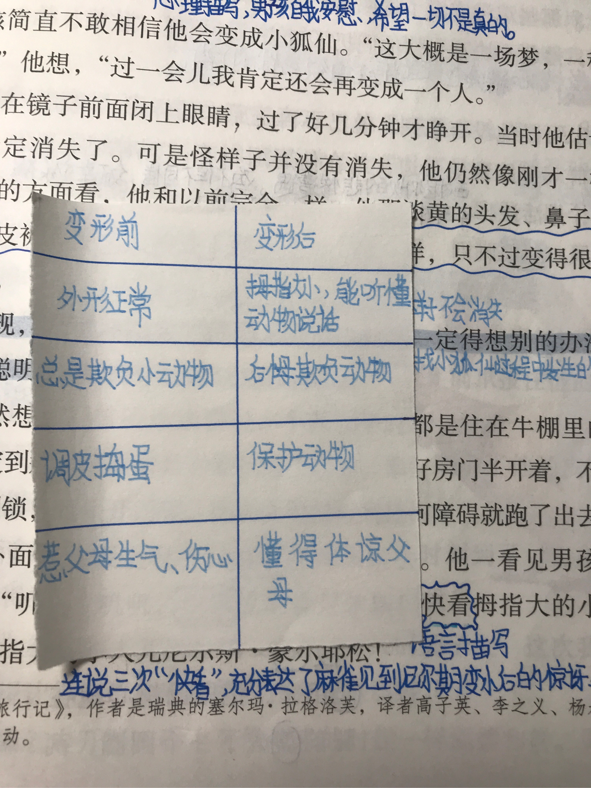 六下骑鹅旅行记笔记