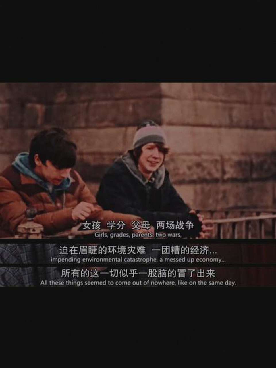 78《说来有点可笑》78金句～  在克雷格出院时,有人和他说"你在