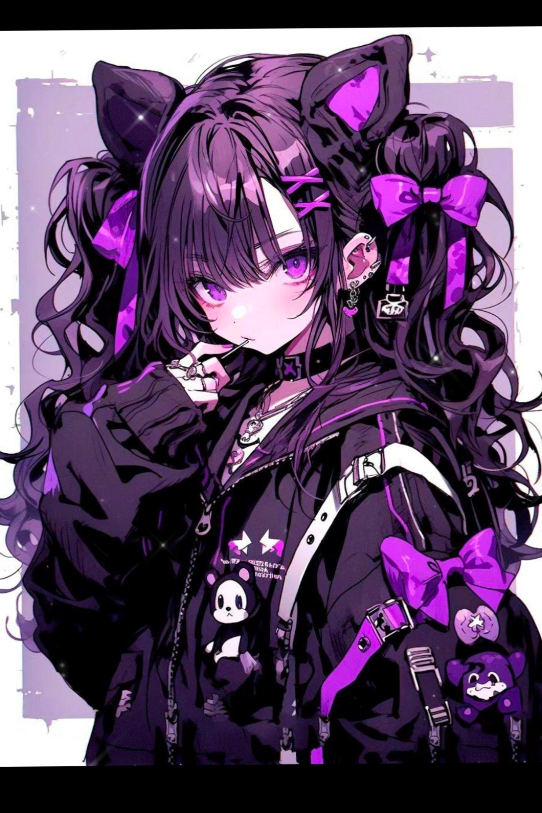 可可爱爱的库洛米拟人画居然那么酷