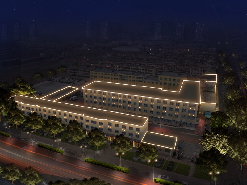 项目名称:石家庄麒麟中学建筑亮化,景观照明工程设计方案 项目甲方