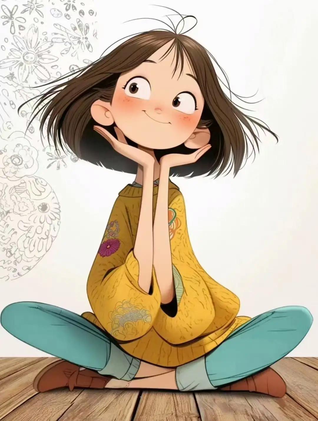 卡通调皮女生头像 #头像# #新手帮扶计划##我要上热门# #治愈系