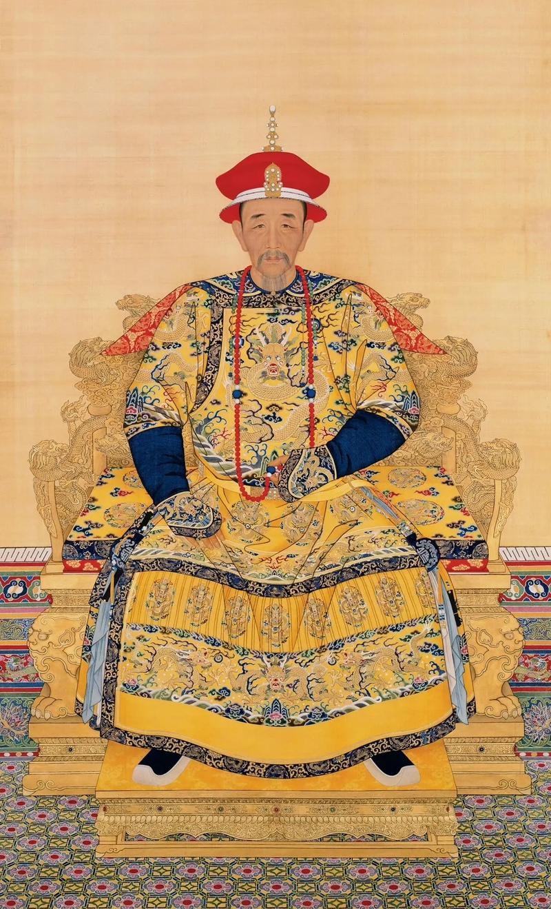 努尔哈赤画像清朝十二帝画像超清清十二帝画像清朝十二位帝王画像高清