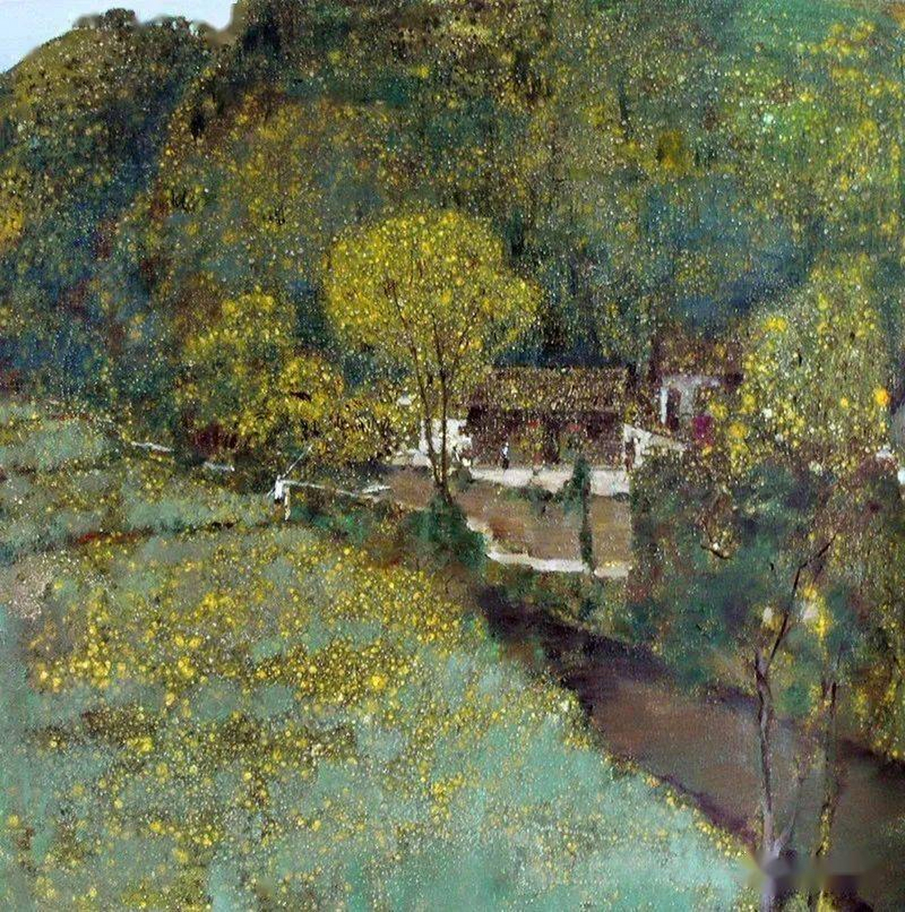 陈和西油画风景