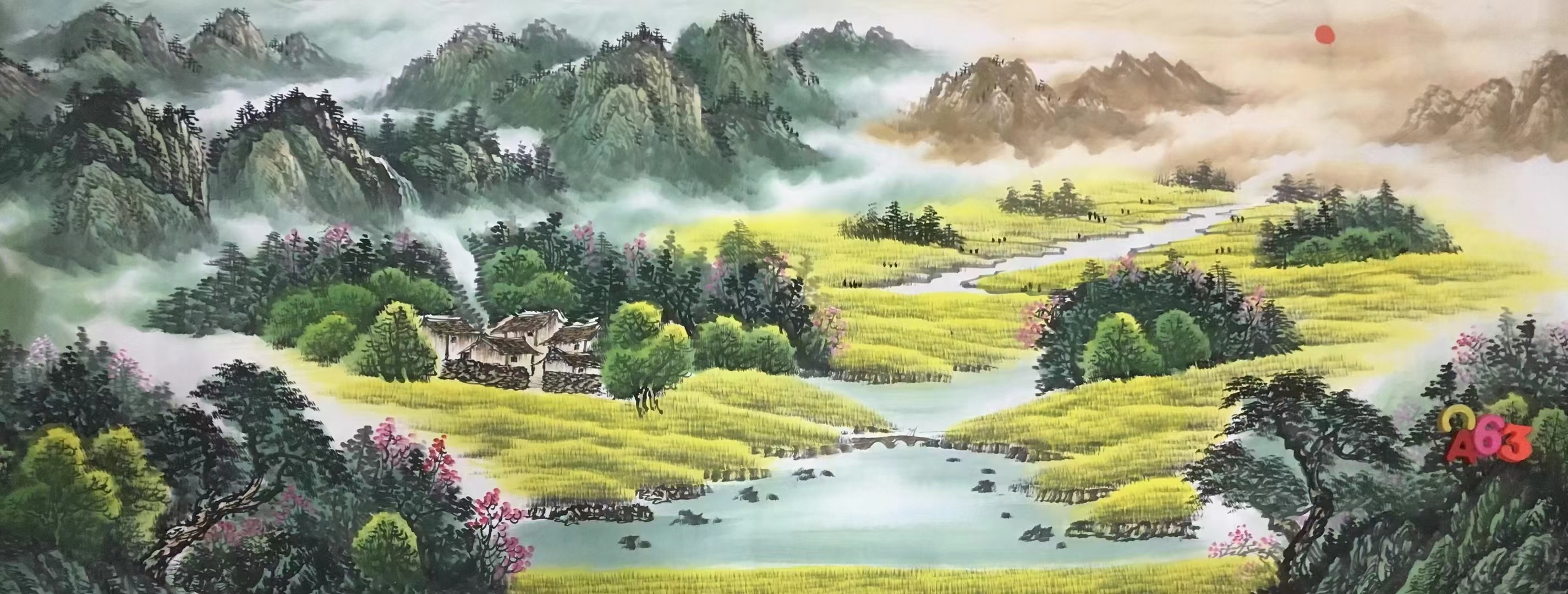 【宝地生金】 180x68cm