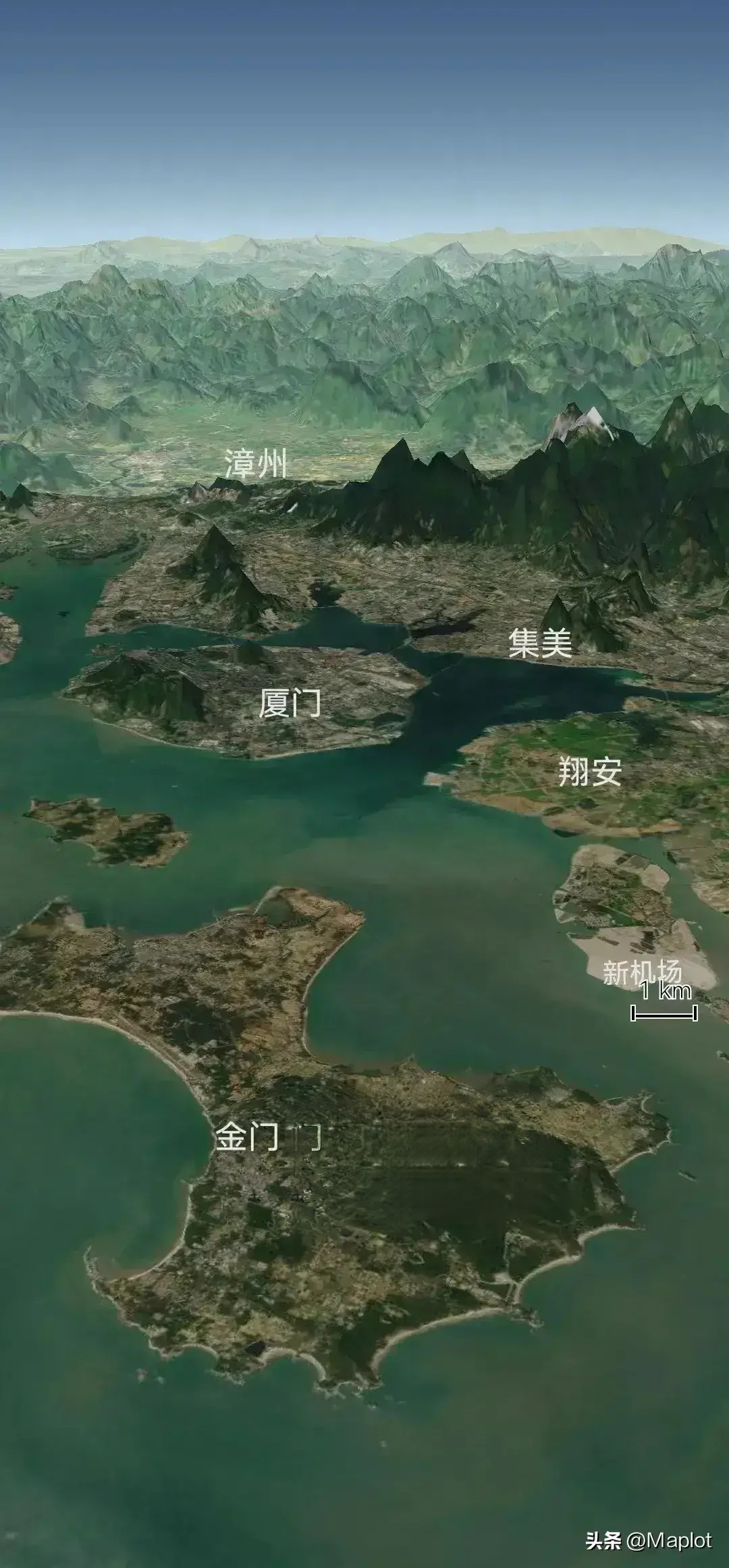 一图看懂厦门,金门,漳州的重要战略地理位置