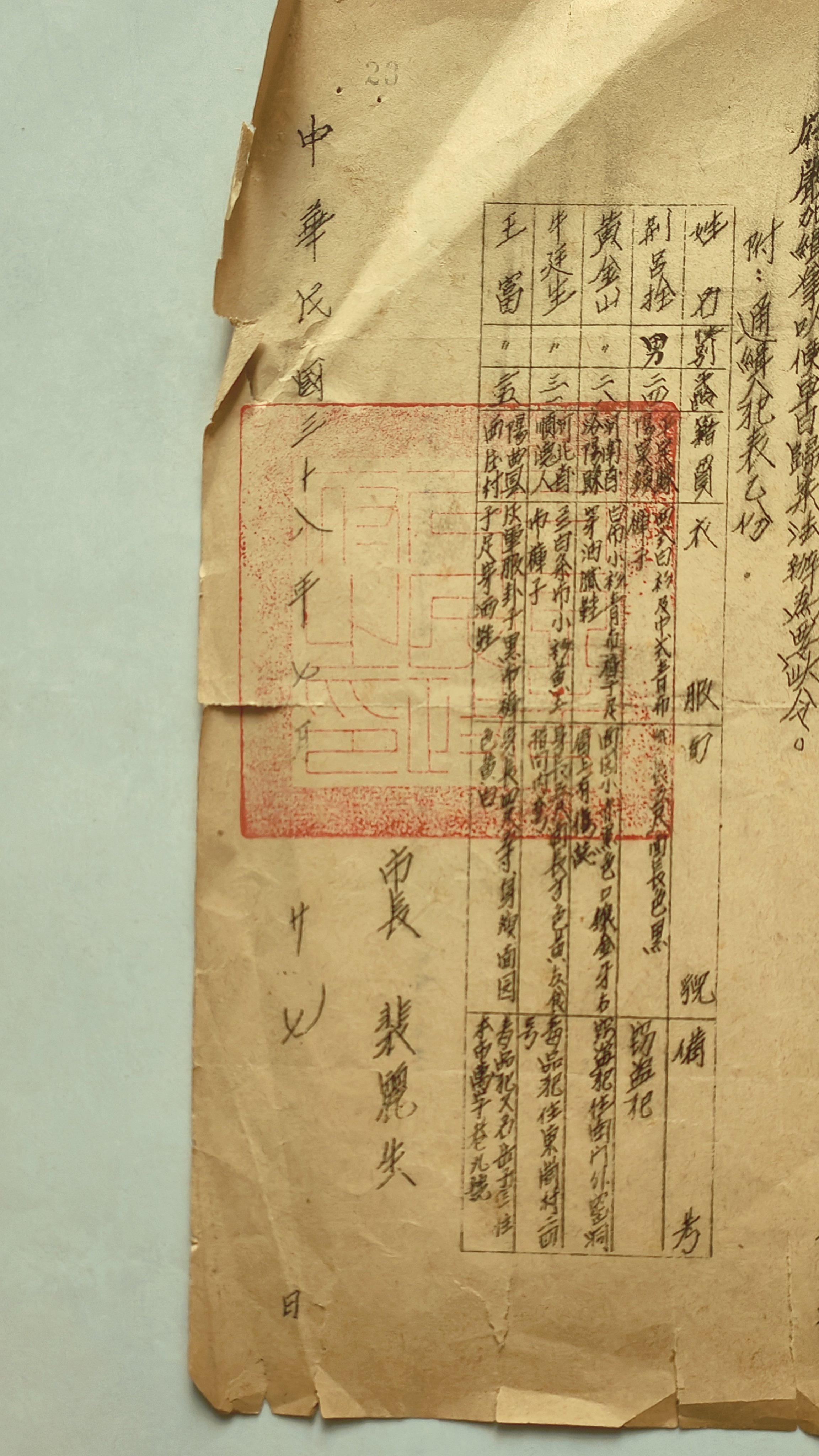 151号,中华民国三十八年,太原市人民政府【通令】盗窃犯越狱缉拿通缉