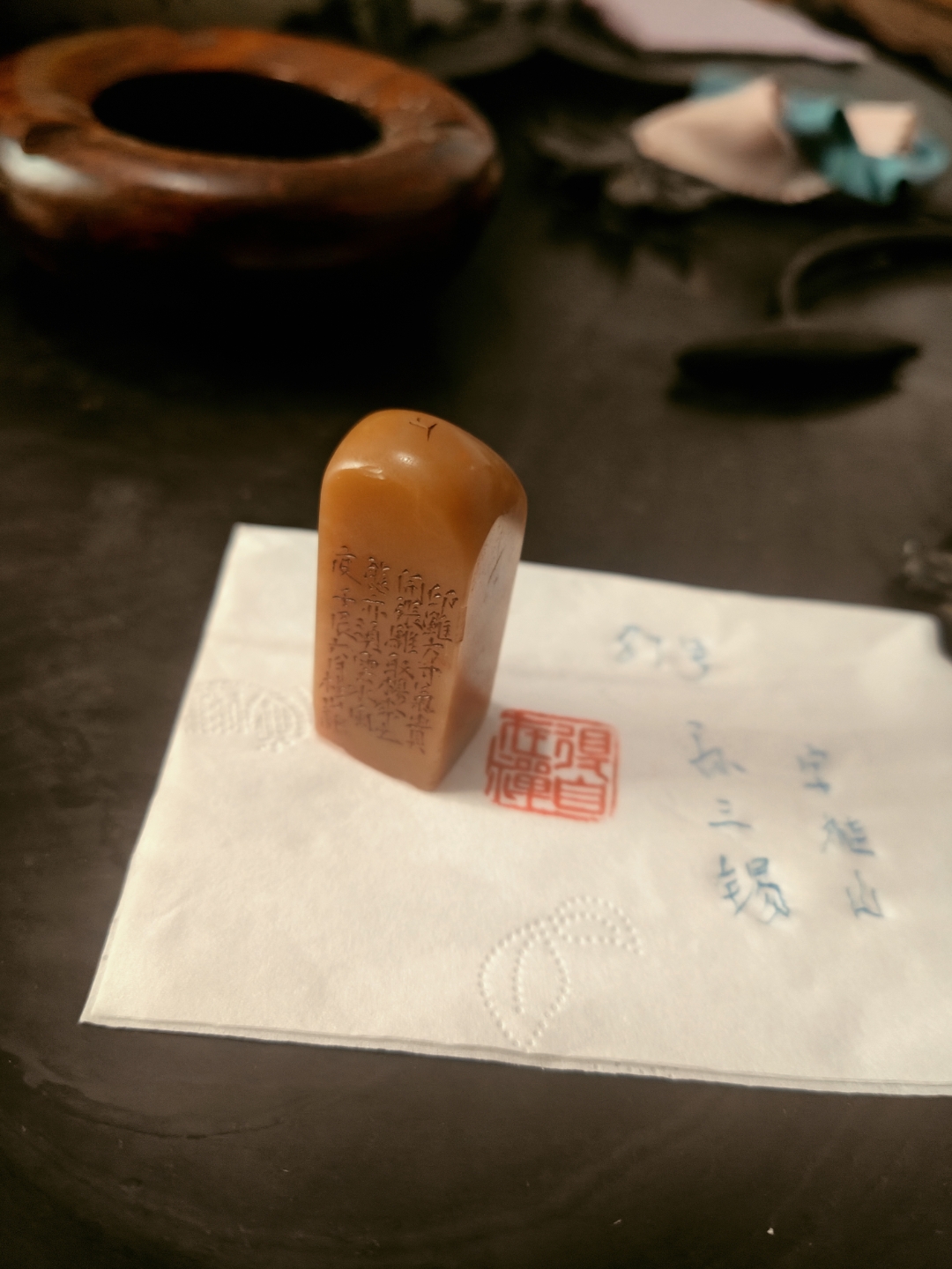 87号,清代著名篆刻家,孙三锡,字桂山,寿山石田黄印章,尺寸5.4