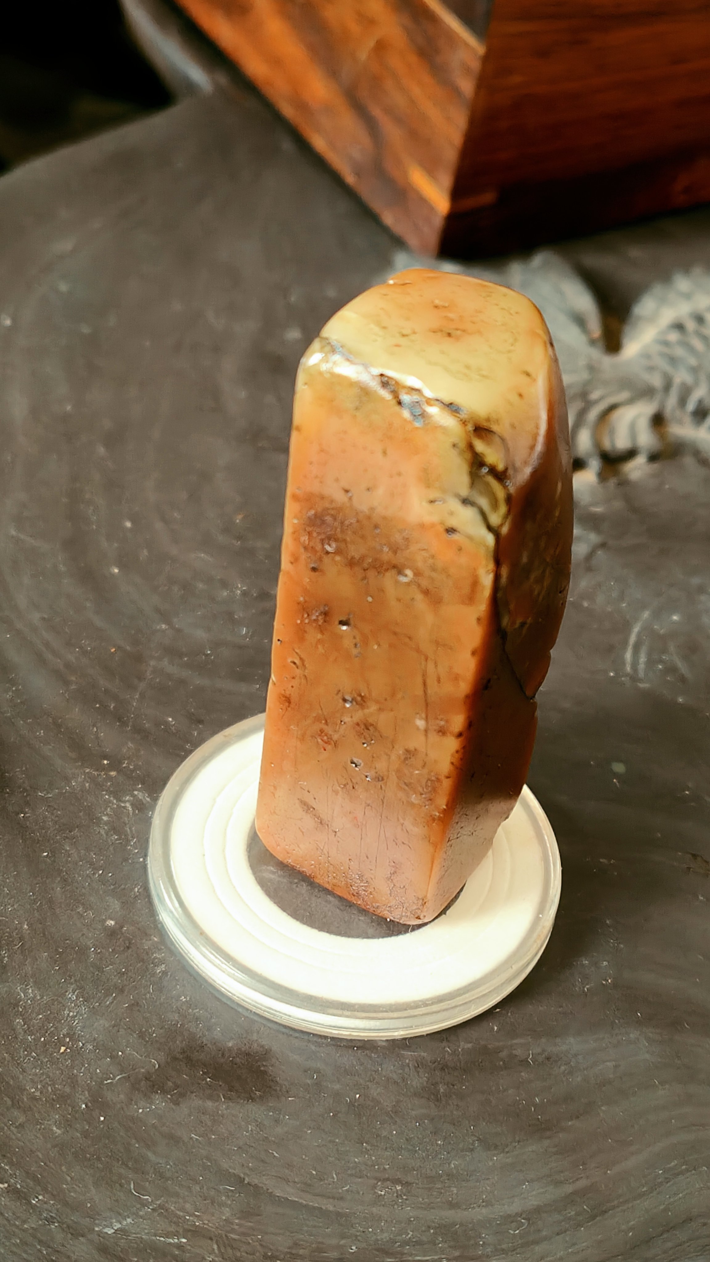 清代寿山石田黄印章,著名篆刻家【赵之深】款,尺寸7.3-2.