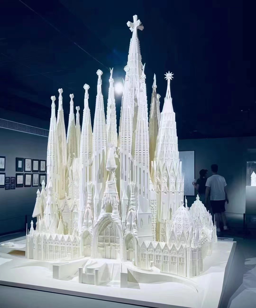 便以一种超越时间的姿态3d打印建筑模型图片圣家堂模型圣家堂 模 
