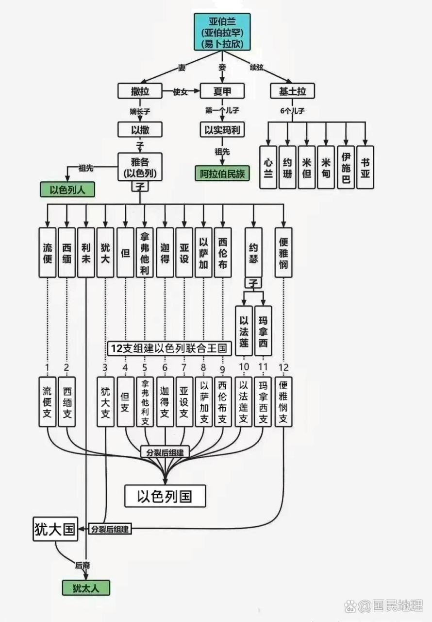 家族成员关系谱系图片