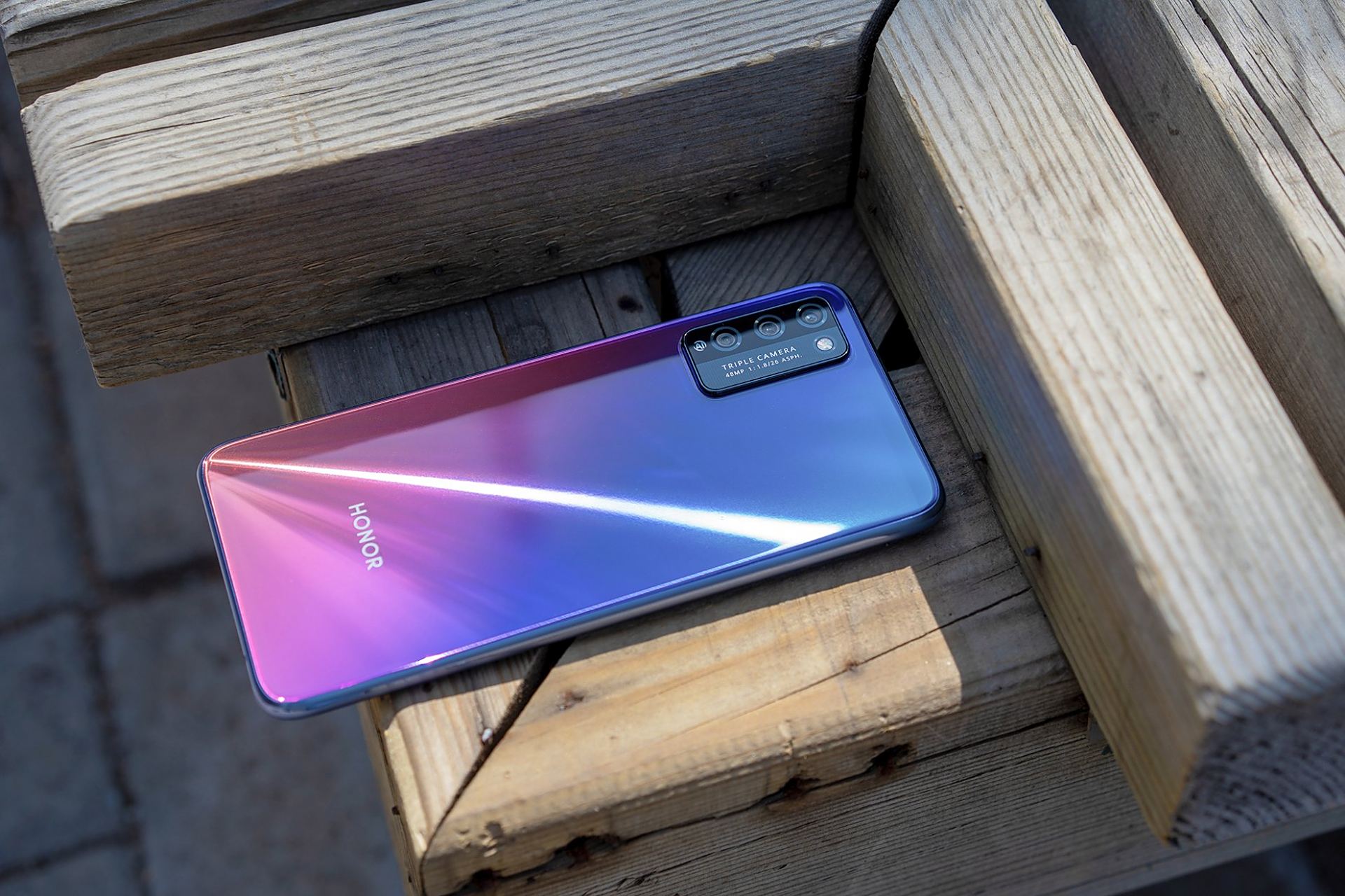 荣耀30青春版# 这个蓝紫配色也太好看了吧,官方叫夏日彩虹色,好美!