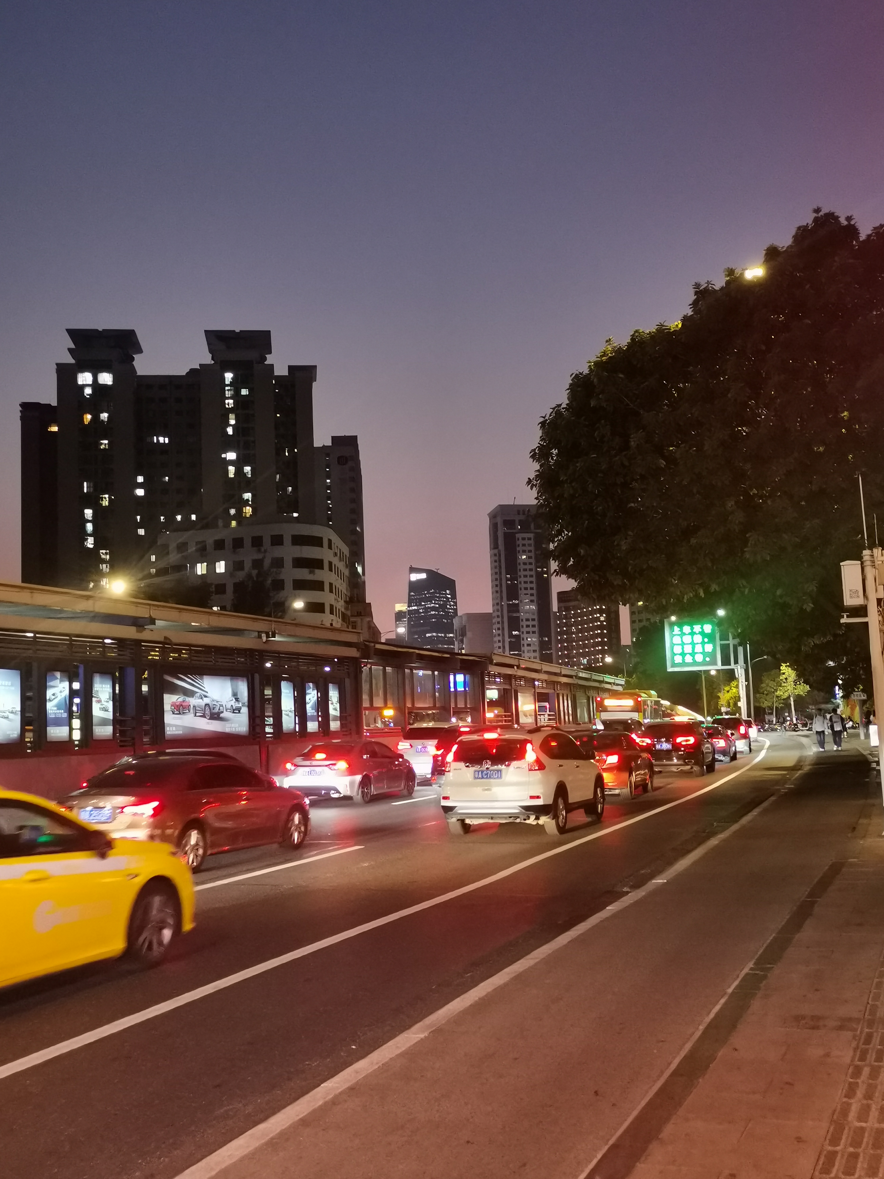 广州夜晚街道图片图片