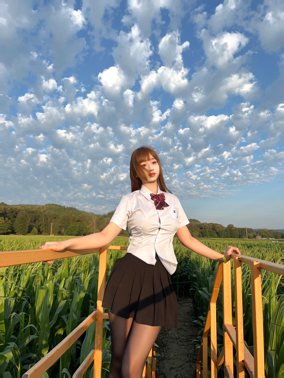 这位小姐姐,简直就是一个行走的春天94!