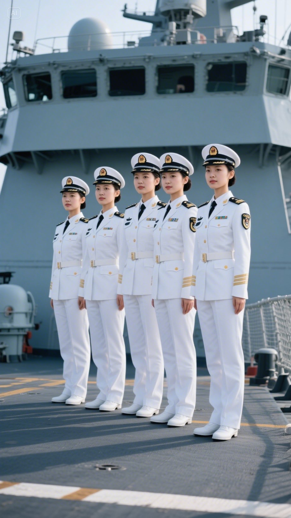 哇,这海景太壮观了,和姐妹们一起出海真爽!快看,海豚跃出水面啦!