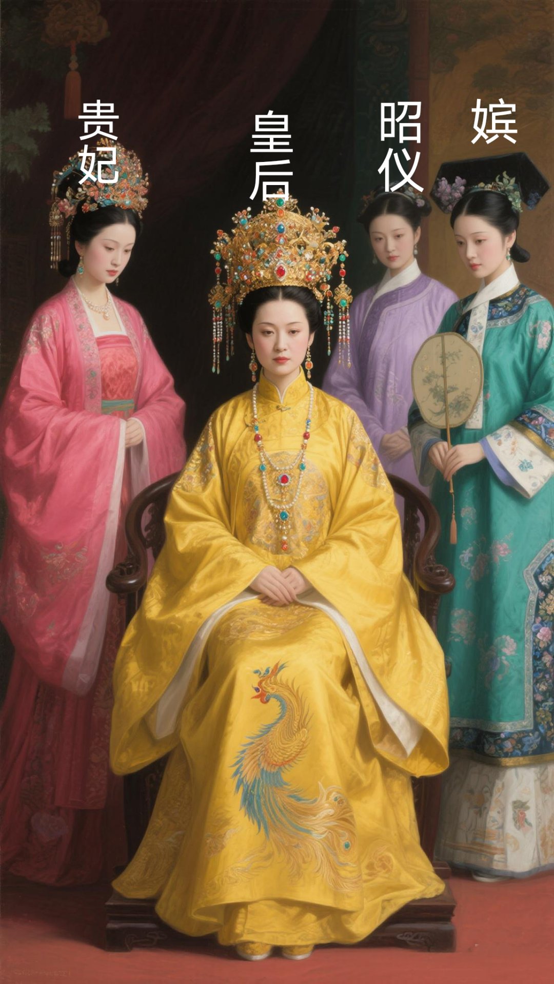 古代妃子的等级和封号 正超品