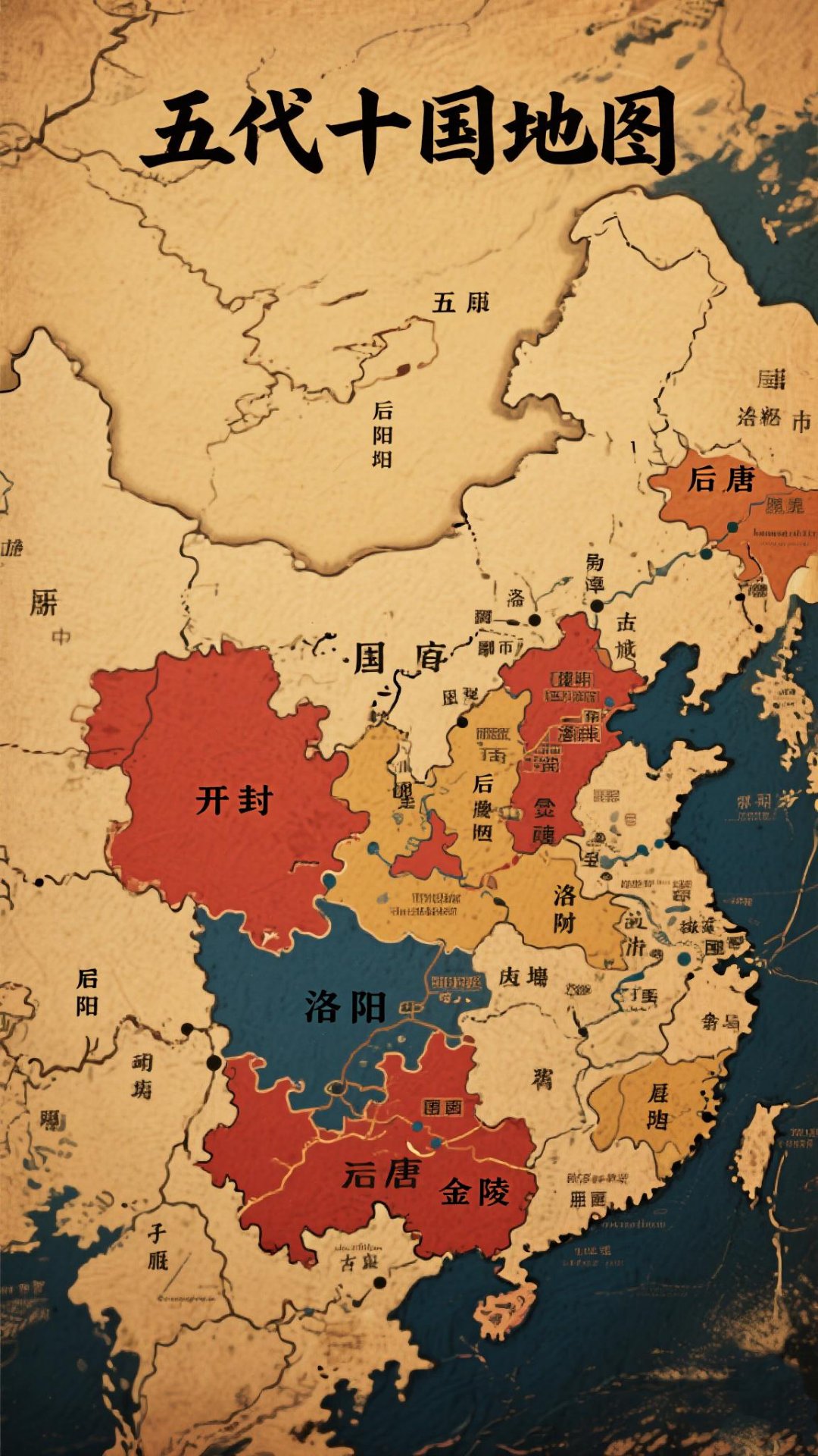 五代十国,是那五代,那十国