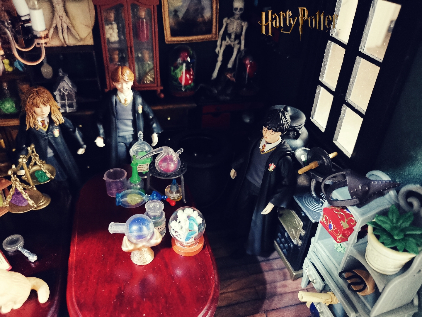 harry potter 微缩场景 格兰芬多公共休息室