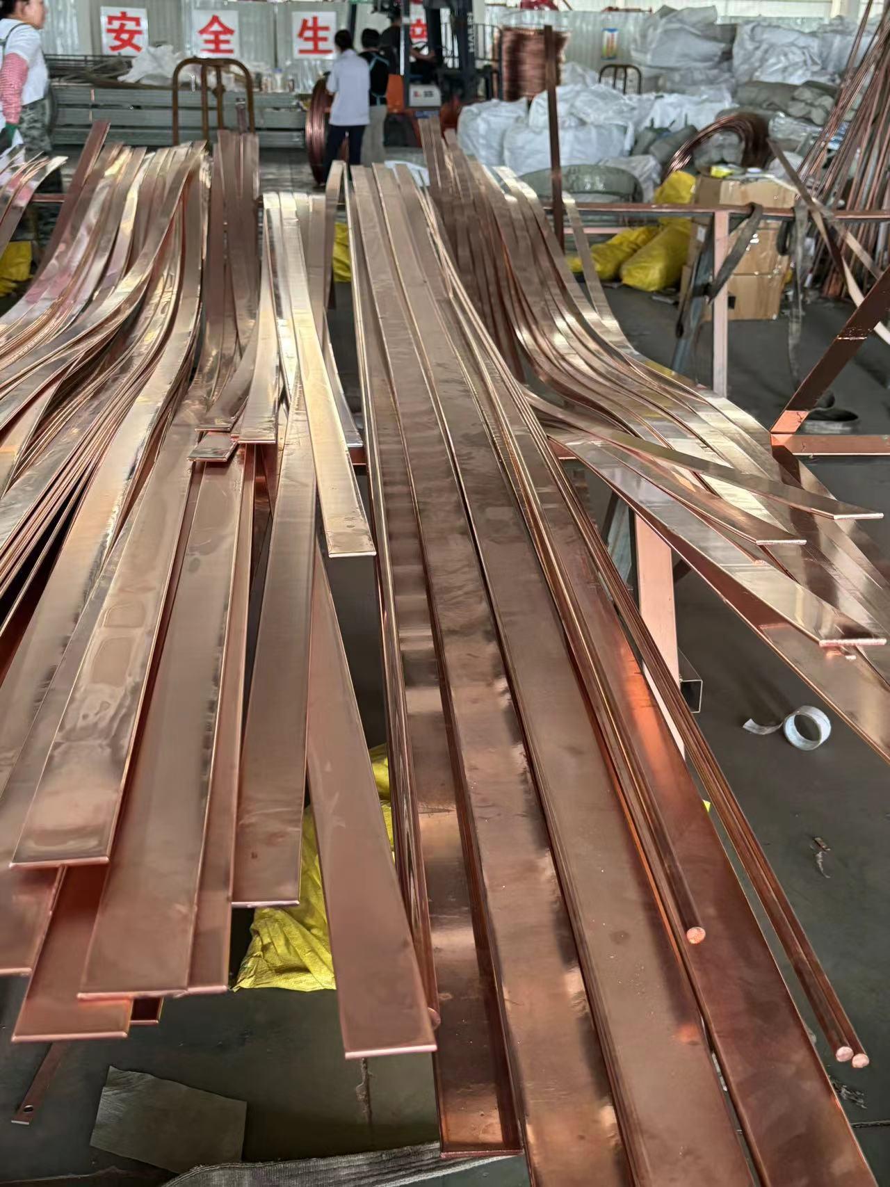 铜包钢扁钢 防雷铜包钢扁钢是一款好用的防雷设备用钢材 #防雷接地