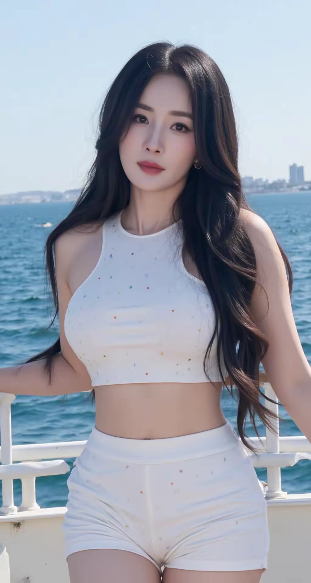 游泳衣杨幂写真秀身材照杨幂身材有多好女明星短裤不花钱的免费的杨幂