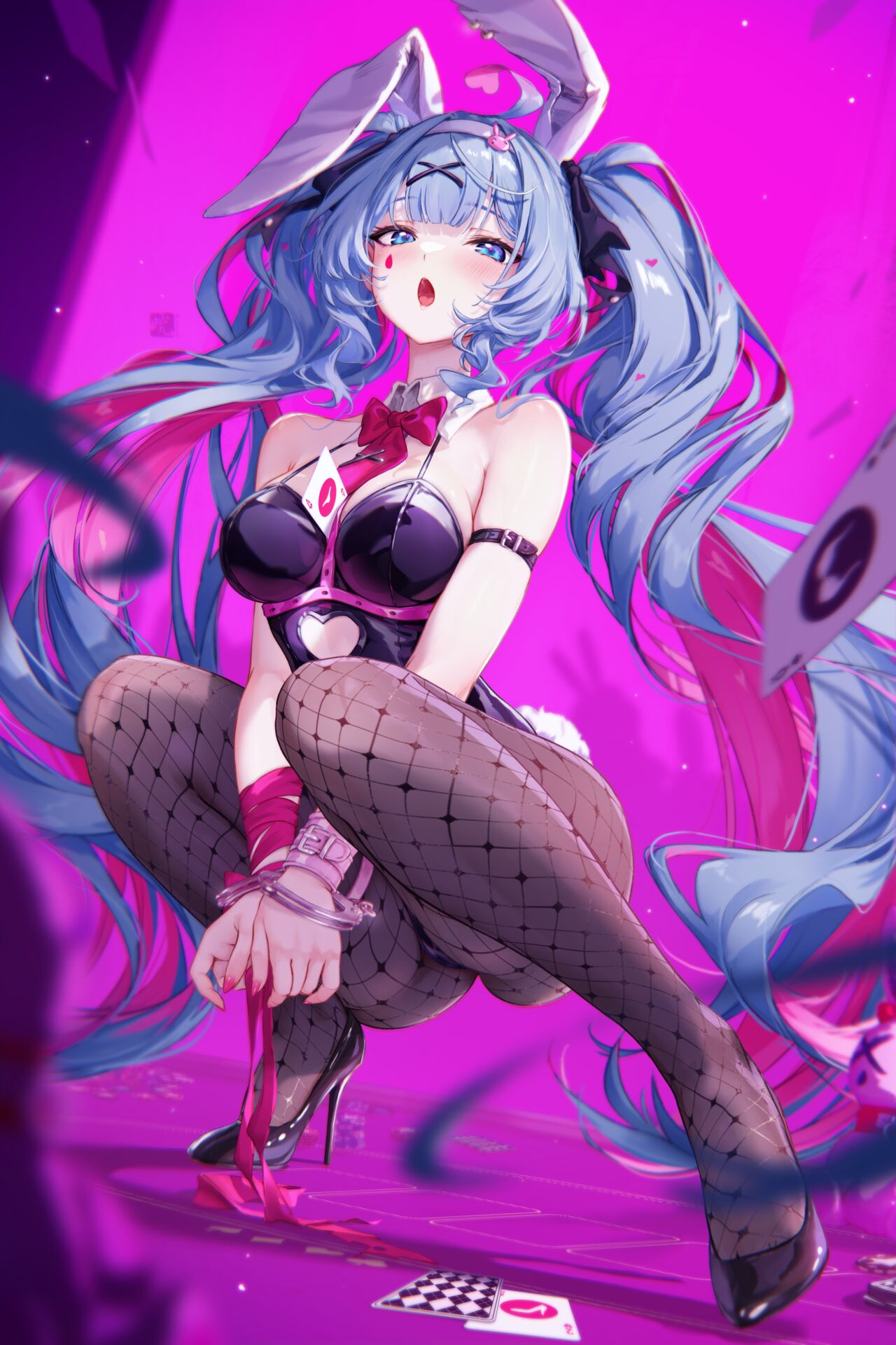 梦幻初音未来紫色图片