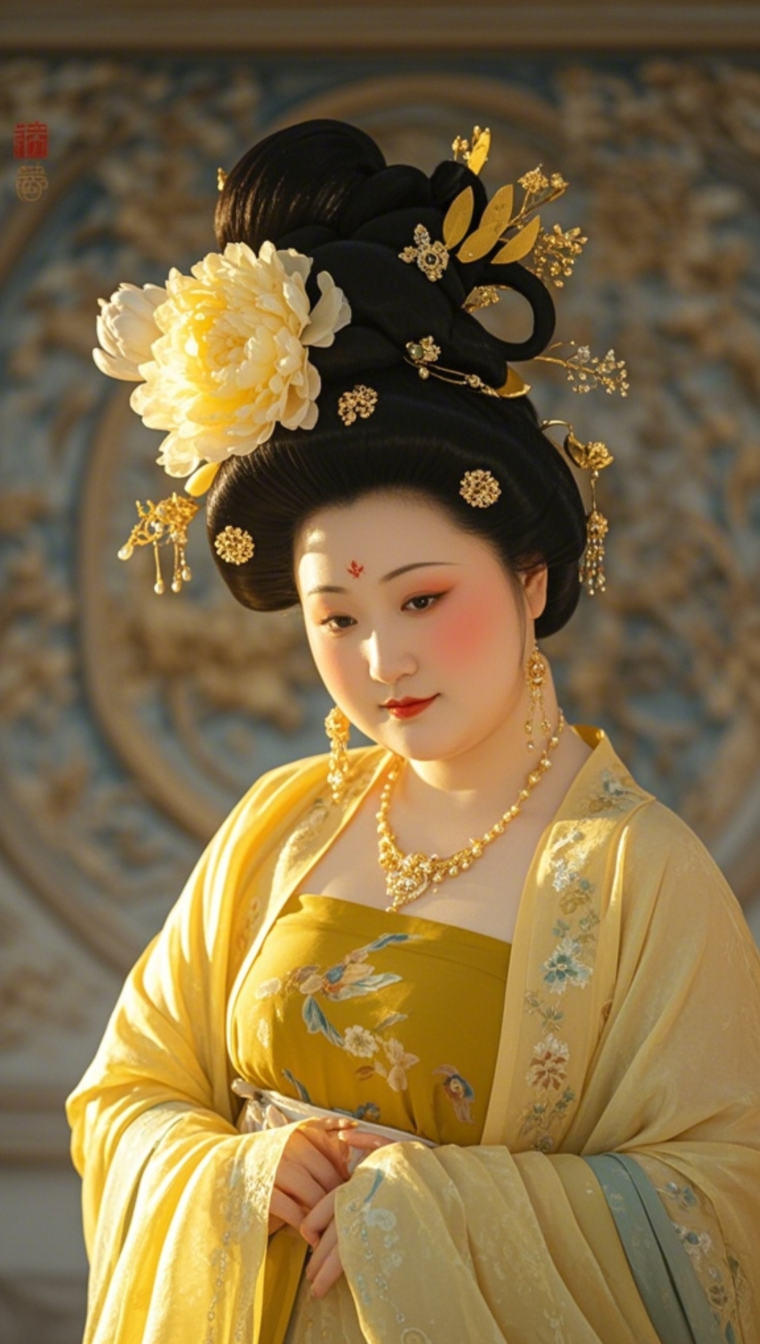杨贵妃之美,犹如盛唐时期绽放的绝世牡丹,娇艳而典雅