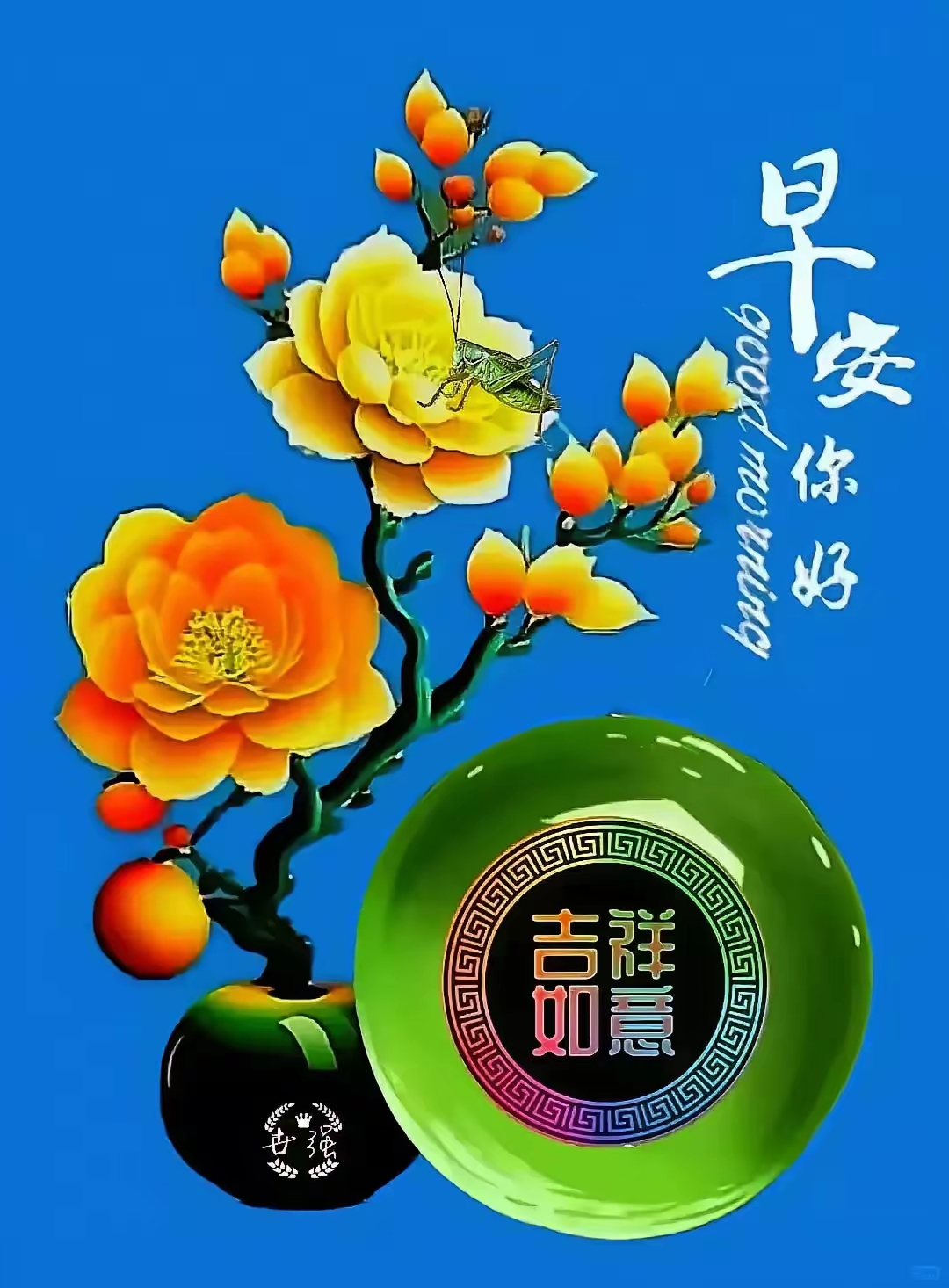 街巷间,花开如海,粉白相间,如同生活的美好,不经意间满溢而出