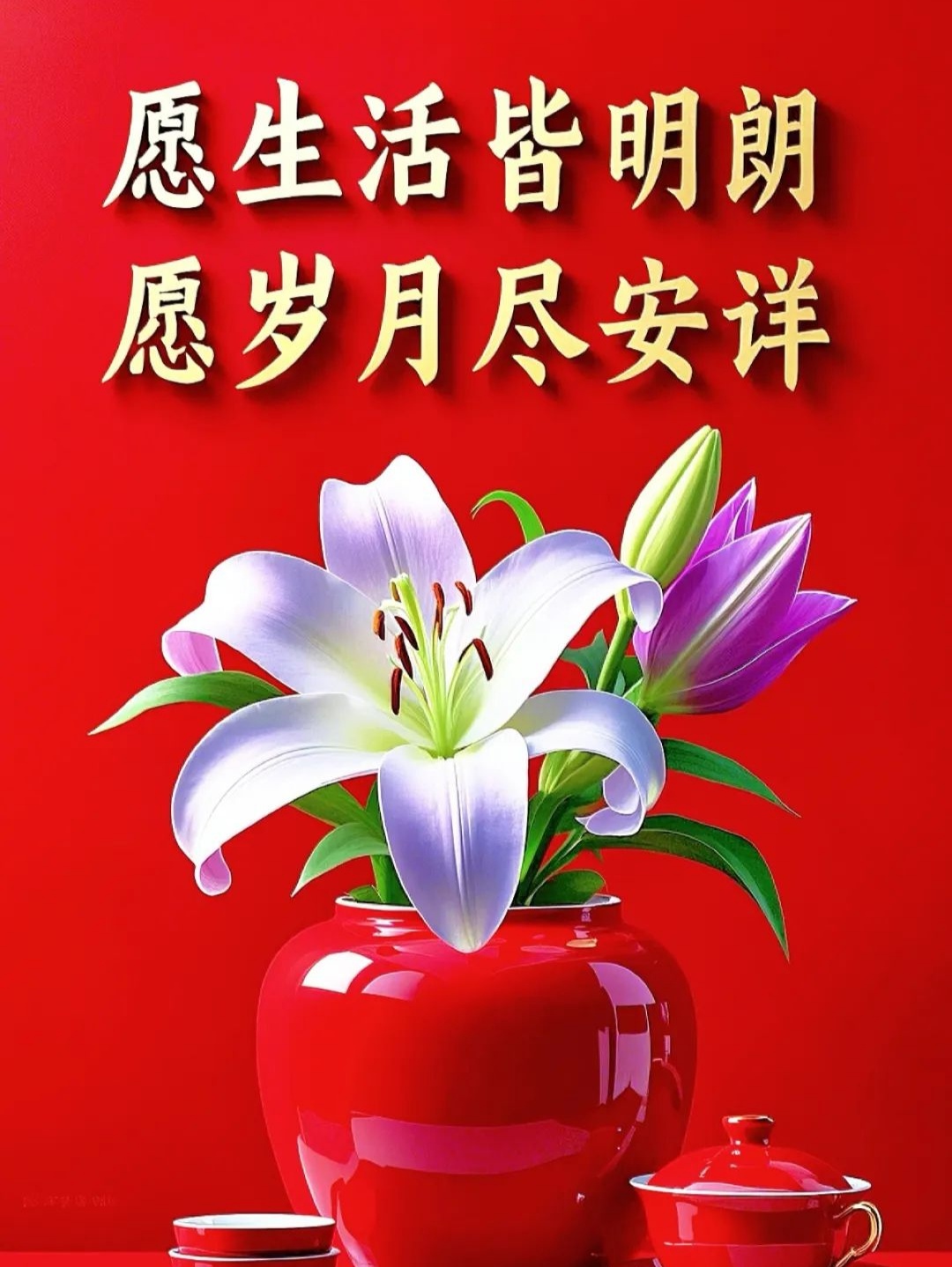 你我安然尘世里, 笑看花落又芬芳