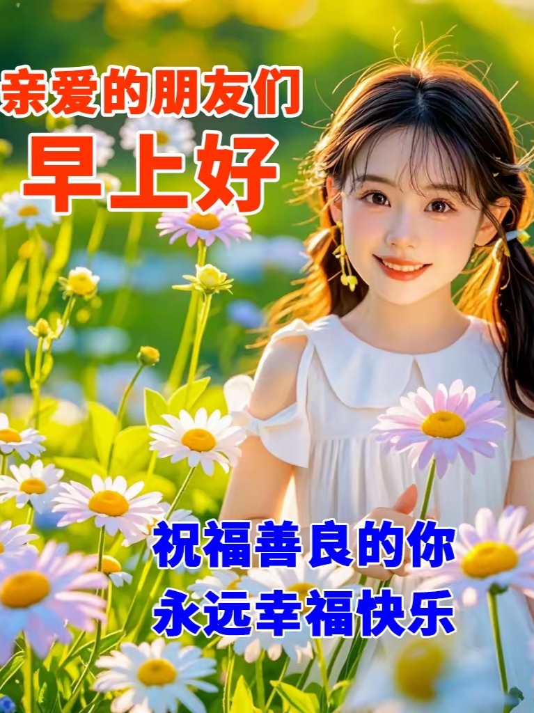 让人深刻体会到,付出市∨ 早上好开心图片早上好小女孩图片大全