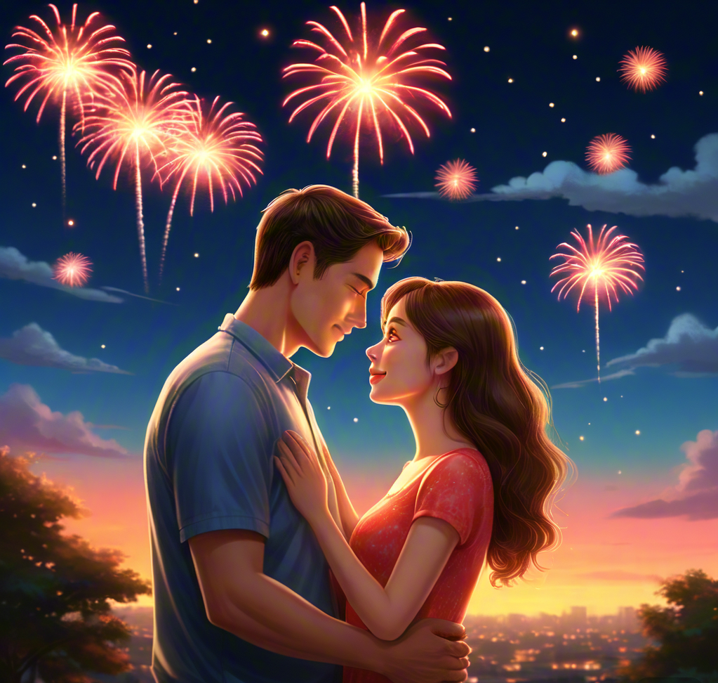 爱,就是与你共赏每一场烟火盛宴