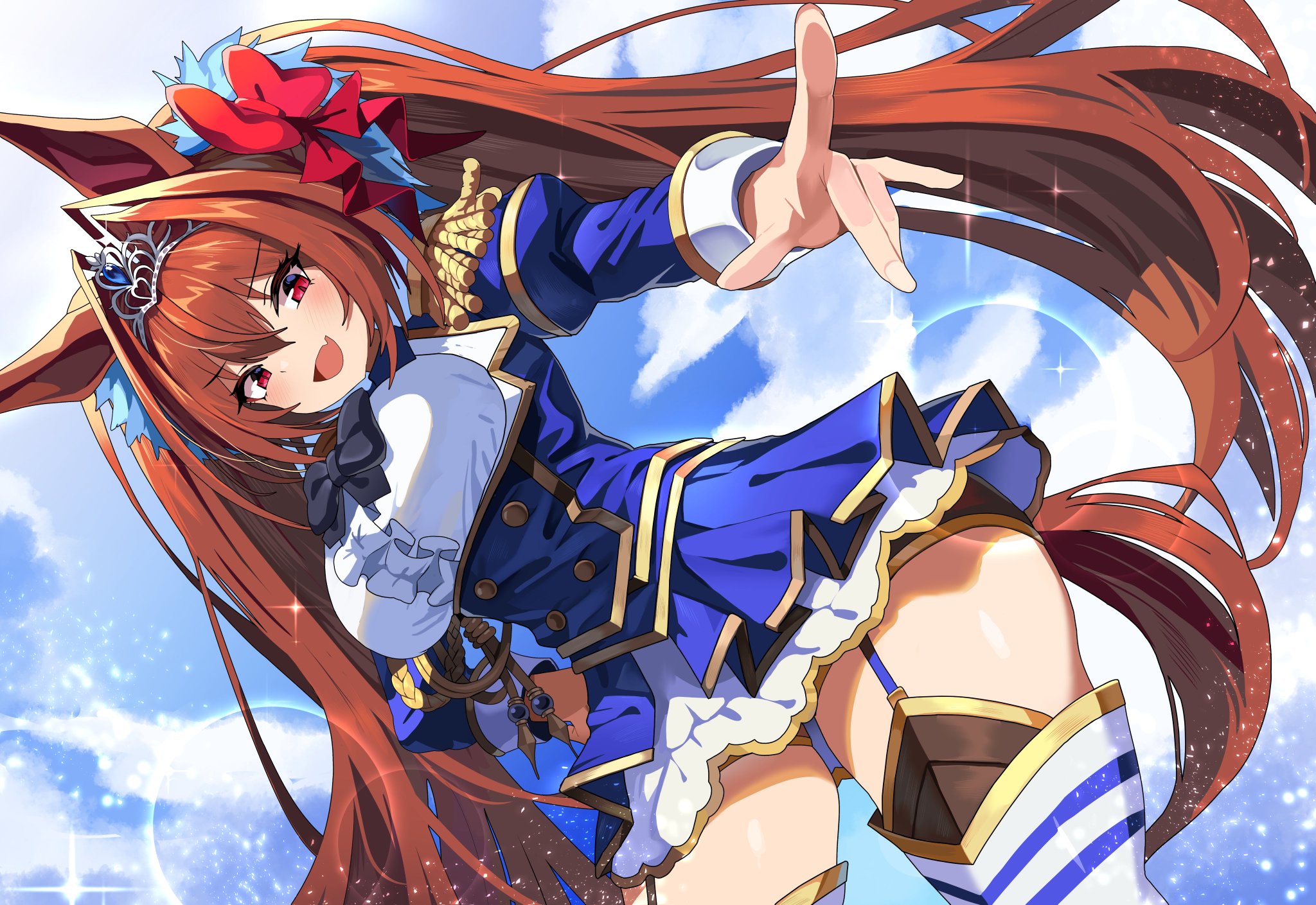 元气大和赤骥! #赛马娘# #二次元美图