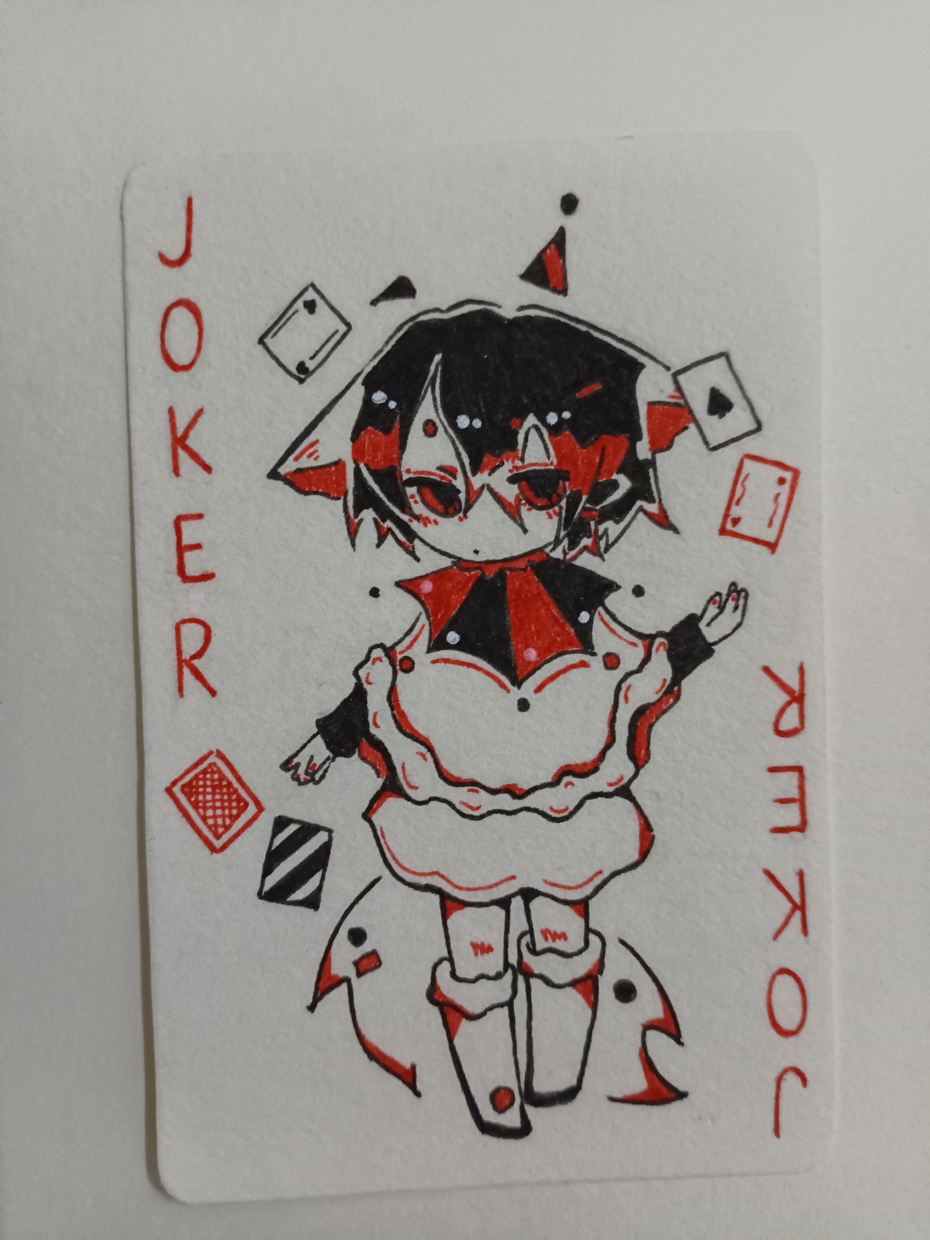 想给oc画一副扑克牌#oc# #原创绘画