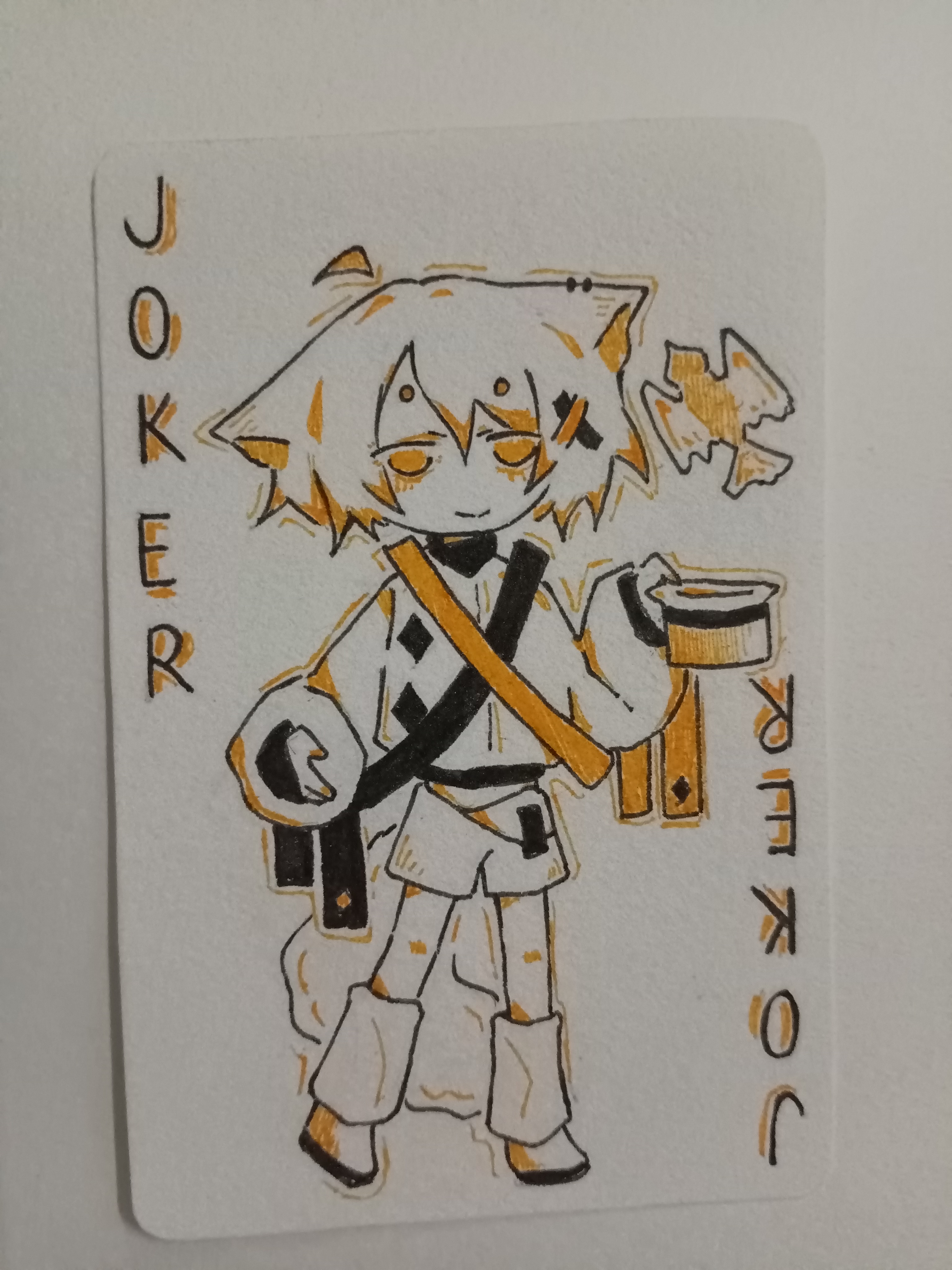 想给oc画一副扑克牌#oc# #原创绘画